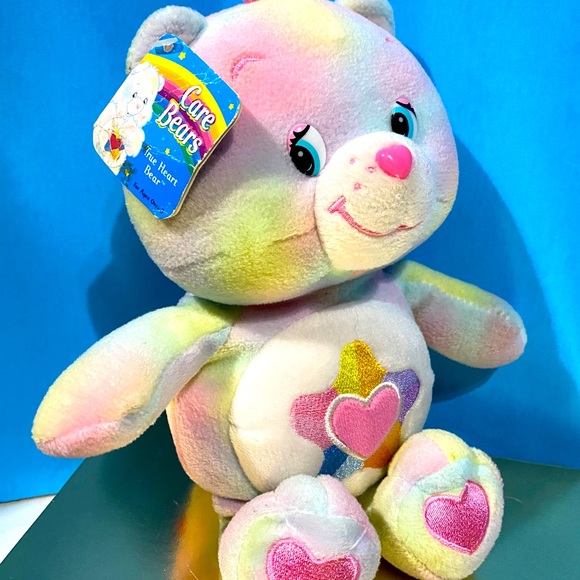 CARE BEARS VTG 2005 COLLECTORS EDITION SERIES 4 TRUE HEART w/ ATTACHED TAG 11” - Picture 3 of 14